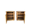 Pair of French Parchment Nightstands 74995