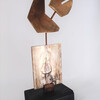 Limited Edition Mixed Metals Modernist Sculpture 50614