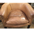 Pair of Vintage English Leather Club Chairs 62053