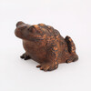 Japanese Mingei Carved Wood Frog 75419