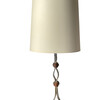 French Iron and Leather Lamp 77695