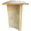 French Cork and Leather Console 33701