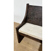 Lucca Studio Caleb Bench with Belgian Linen Seat Cushion 66007