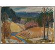 Mid Century Swedish Oil Painting Autumn Landscape 75002