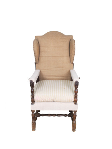 19th Century French Wingback Arm Chair 64419