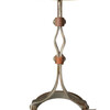 French Iron and Leather Lamp 77695