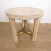 Lucca Studio Miles Oak and Bronze Side Table 47250