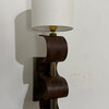 Pair of Lucca Studio Currier Sconces in Bronze and Leather 75982