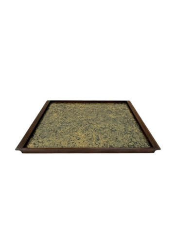 Limited Edition Walnut Tray with Vintage Italian Marbleized Paper 76264