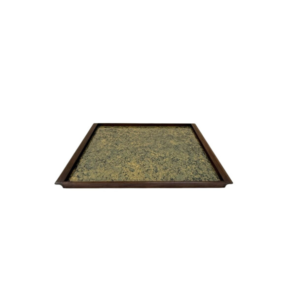 Limited Edition Walnut Tray with Vintage Italian Marbleized Paper 76264