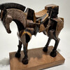 Large Scale 1970's Italian Cubist Ceramic Horse 74083