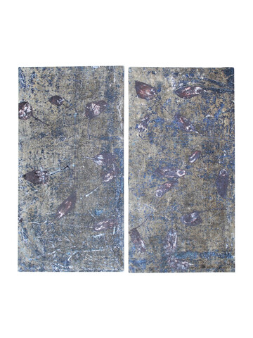 Stephen Keeney Abstract Paintings (Diptych) 42414