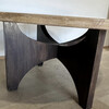 Limited Edition Dining Table with Solid Oak Modernist Base and Top 74427