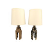 Pair of Limited Edition Vintage Marble Table Lamps 36003