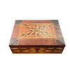 Large English 19th Century Inlaid Wood Box 76987