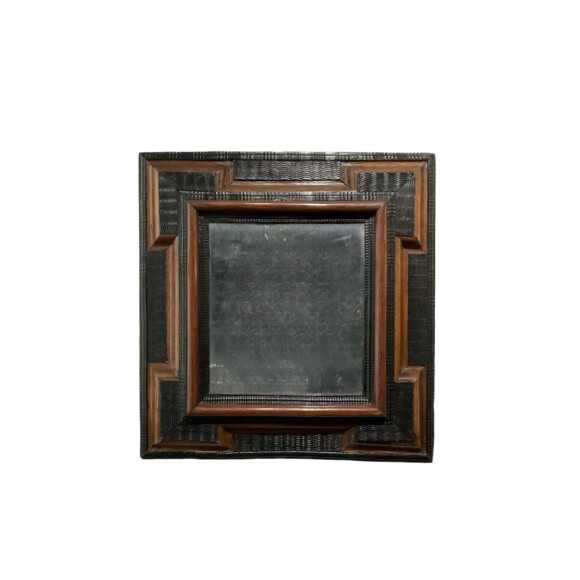 French Ebonized Wood Mirror 72424