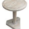 Lucca Studio Bikar Cerused Oak Side Table 33618