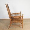 American 1900's Rattan and Beech Arm Chair 43966
