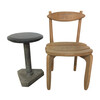 Lucca Studio Bikar Cerused Oak Side Table 42601