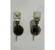 Lucca Studio Pair of Georgie Alabaster and Bronze Sconces 77765