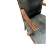 Single 1940's French Leather Desk Chair 36478
