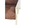 Limited Edition Single Oak and Vintage Leather Chair 40376