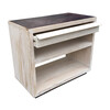 Limited Edition Oak and Leather Night Stand 35003