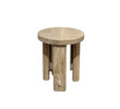 Lucca Studio Miles Oak and Bronze Side Table 75810