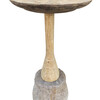 Limited Edition Walnut and Stone Side Table 40218