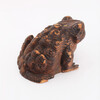 Japanese Mingei Carved Wood Frog 75419