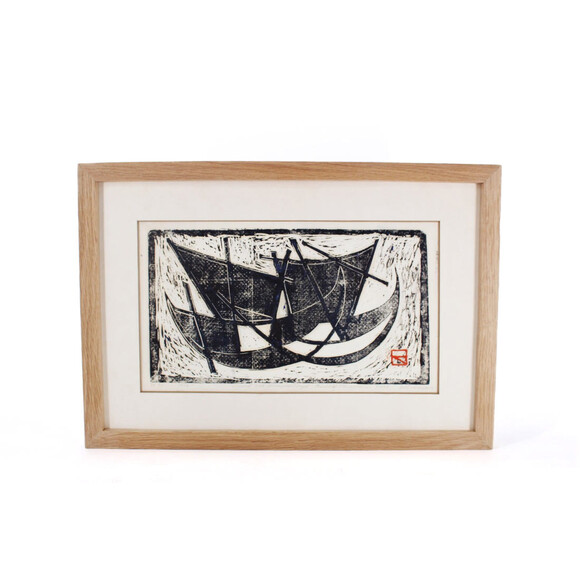 Vintage Japanese Wood Block Art 74423