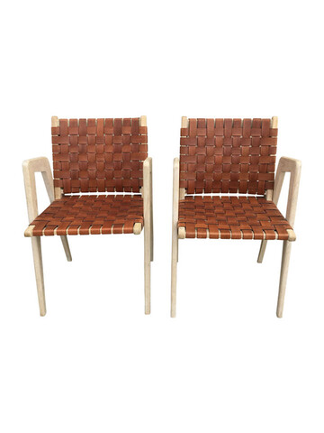 Pair of Lucca Studio Giles Chairs 39047