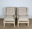Pair of Lucca Studio Lorford Arm Chairs 63827