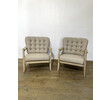 Pair of Guillerme & Chambron Oak Armchairs 36912