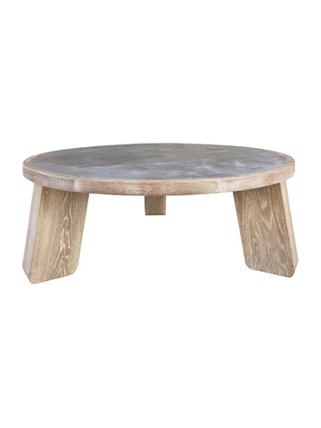 Lucca Studio Vance Coffee Table In Oak and Concrete. 47641