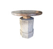 Limited Edition Wood and Cement Side Table 40667