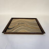 Limited Edition Walnut Tray with Vintage Italian Marbleized Paper 75813