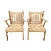 Pair of Lucca Studio Franc Arm chairs 31597