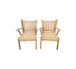 Pair of Lucca Studio Franc Arm chairs 31597