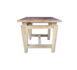 Lucca Studio Oak and Industrial Element Top Side Table 41598