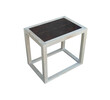 Lucca Limited Edition Oak and Parchment Top Side Table 30792