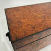 English 19th Century Burl Walnut Tea Caddy 71757