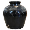 Antique Central Asian Black Glazed Pottery Vessel 44643