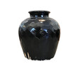 Antique Central Asian Black Glazed Pottery Vessel 44643