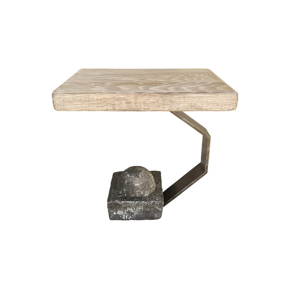 Limited Edition Oak Top Side Table 34761