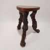 French Root Burl Stool or Side Table 49905