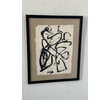 Danish Modernist Ink Wall Art 72041