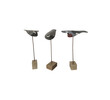 Set of (3) French Tole Birds 67232