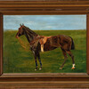 Danish Oil Painting: Horse in a Field 37726