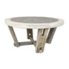 Lucca Studio Dider Round Coffee Table ( Cement top) 46521
